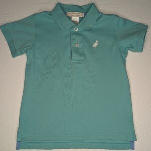 The Beaufort Bonnet Company Teal Kids Polo Shirt